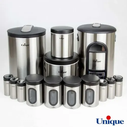 سرویس آشپزخانه 14 پارچه استیل یونیک UN-3505