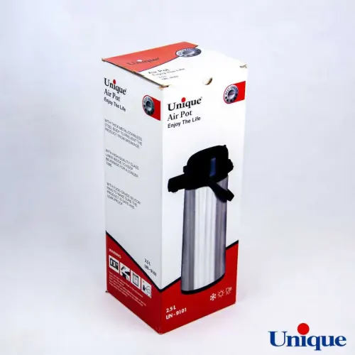 فلاسک استیل پمپی 2.5 لیتر یونیک UN-9101