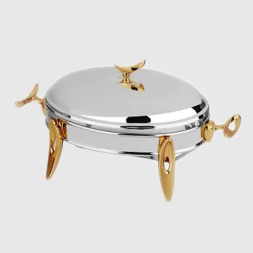 سوفله خوری بیضی بزرگ قایقی طلایی UN-3855