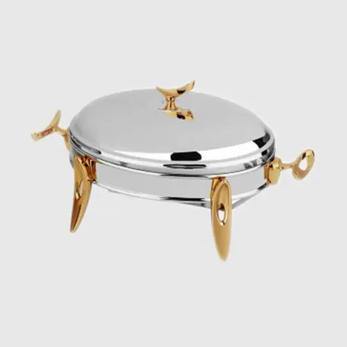سوفله خوری بیضی متوسط قایقی طلایی UN-3857