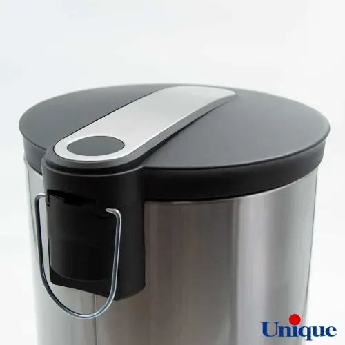 سطل زباله استیل 5 لیتر با آرام بند یونیک UN-4410