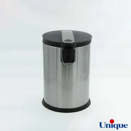 سطل زباله استیل 5 لیتر با آرام بند یونیک UN-4410