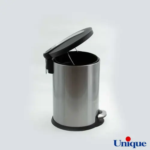 سطل زباله استیل 5 لیتر با آرام بند یونیک UN-4410