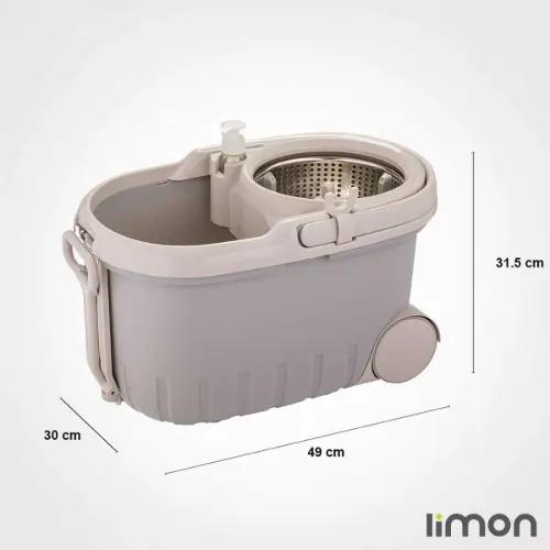 سطل و تی چرخشی لیمون