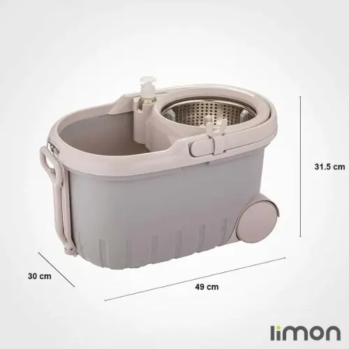 سطل و تی چرخشی لیمون