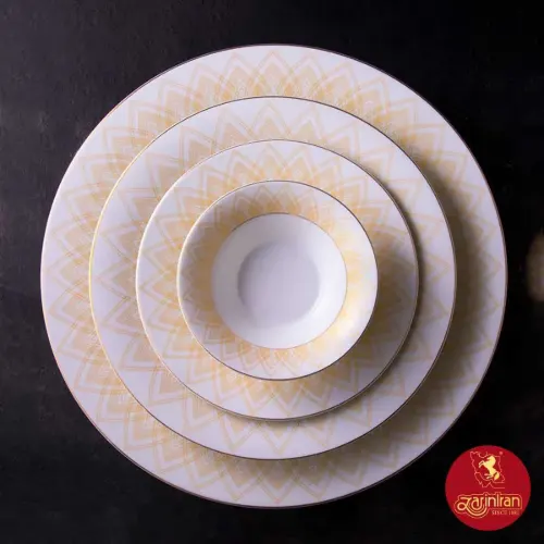 نمای بالا از طرح میراندا شهرزاد چینی زرین