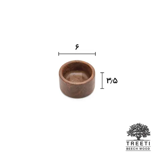 سس خوری چوبی تریتی اندازه 6.2 سانتی W2223