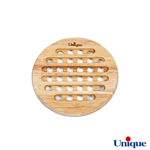زیر قابلمه چوبی گرد با لبه منحنی یونیک UN-3475 