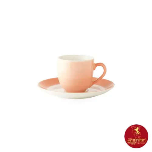 سرویس 12 پارچه قهوه خوری چینی زرین ایتالیا اف طرح ماربل