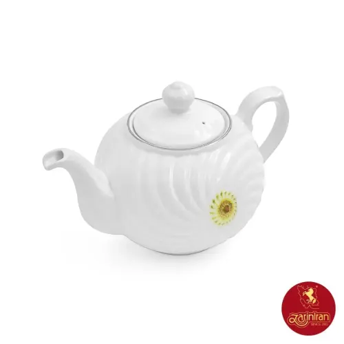 قوری خورشیدی چینی زرین طرح خورشید
