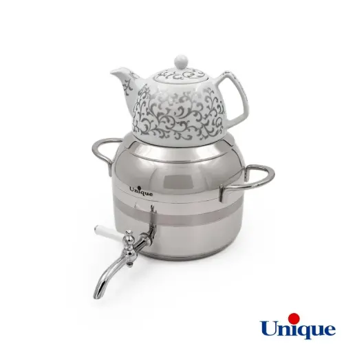 کتری و قوری 4 لیتر استیل یونیک UN-7289