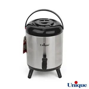 کلمن آب 8 لیتر استیل داخل آلومینیوم یونیک UN-7590