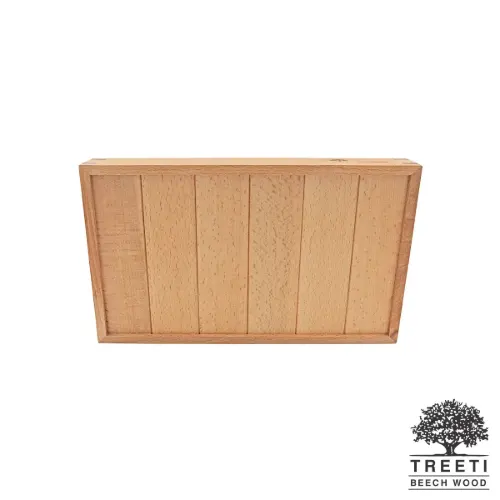 سینی چوبی تیریتی طرح ژاپنی دسته دار سایز کوچک B3620