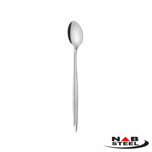 قاشق شربت خوری ناب استیل مدل پالرمو استیل مات