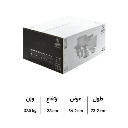 سرویس چینی والندورفر Wallendorfer کواترو طرح پریماورا 12 نفره