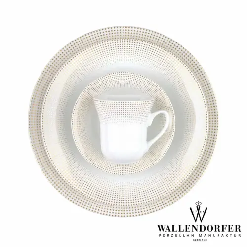 قیمت سرویس چینی والندورفر Wallendorfer شهرزاد طرح مریدین طلایی 12 نفره