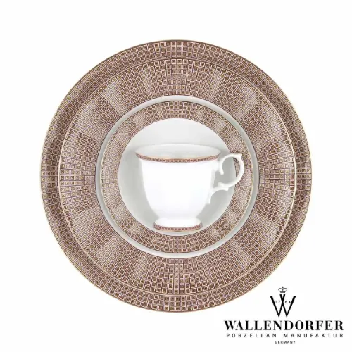 خرید سرویس چینی والندورفر Wallendorfer نئوکلاسیک سورن طلایی 12 نفره