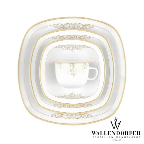 قیمت سرویس چینی والندورفر Wallendorfer کواترو طرح موناکو 12 نفره