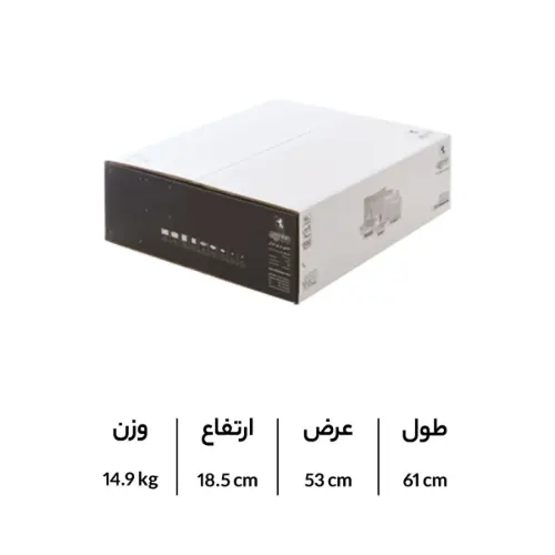سرویس چینی زرین وینچی طرح ریوا طلایی 6 نفره
