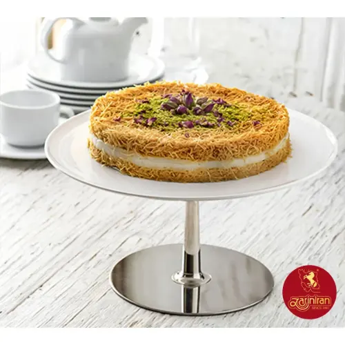 ظرف کیک پذیرایی چینی زرین پایه متوسط