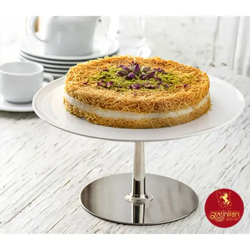چینی زرین ظرف کیک پایه بلند