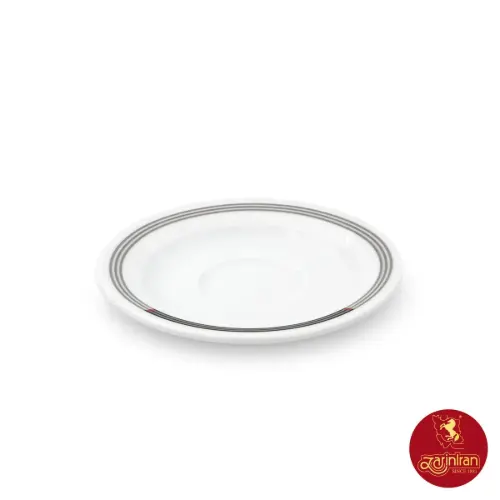 نعلبکی چینی زرین هتلی 49 سایز 13 طرح وگاس