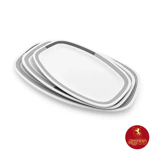 دیس کباب متوسط چینی زرین هتلی 49 سایز 40 طرح وگاس