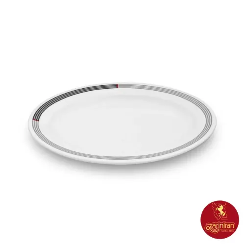 دیس بیضی چینی زرین هتلی 49 سایز 26 طرح وگاس