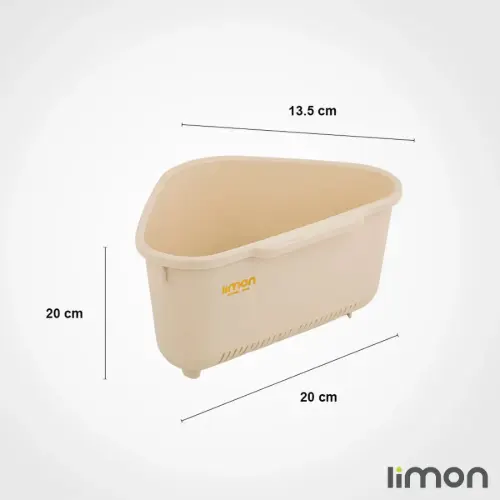 سبد تفاله گیر لیمون مدل یاس چاپدار