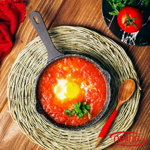 تابه چدنی تک دسته نالینو سایز 14