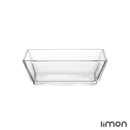 ظرف شیشه ای پذیرایی لیمون مستطیل 6 عددی 2091