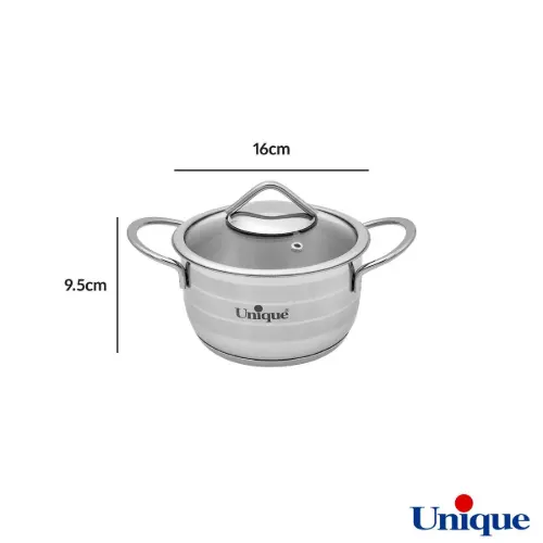 سرویس قابلمه استیل یونیک 8 پارچه UN-9900