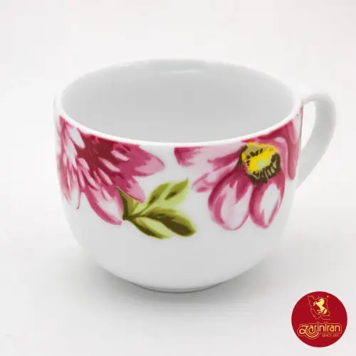 سرویس چای خوری چینی زرین ایتالیا اف طرح لیلین 12 پارچه