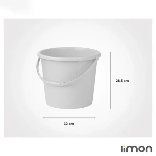 سطل آب پلاستیکی 12 لیتری لیمون