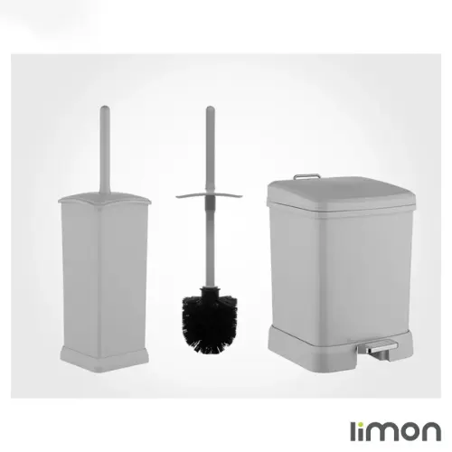 سطل و فرچه چهارگوش 4.5 لیتری لیمون