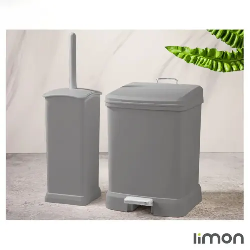 سطل و فرچه چهارگوش 4.5 لیتری لیمون