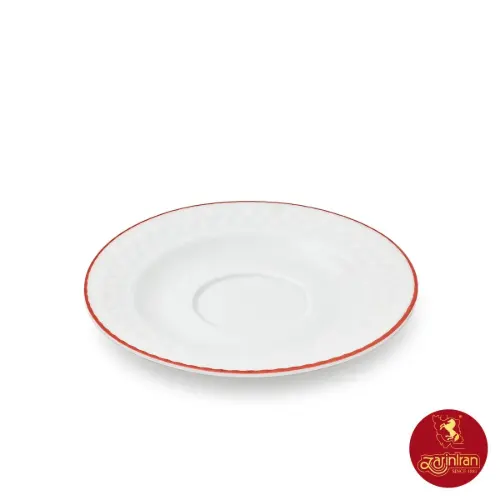سرویس چای خوری چینی زرین نئوکلاسیک طرح بادیانس 12 پارچه