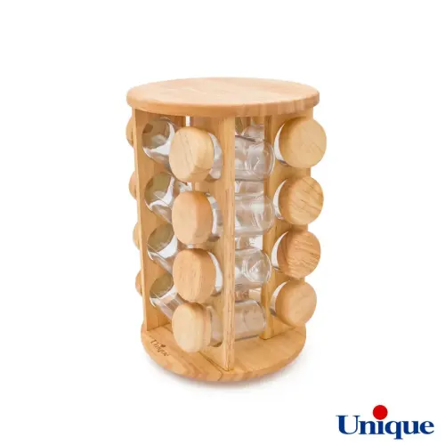 ست جاادویه ای گردان چوبی یونیک 16 تایی UN-6108