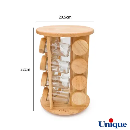 ست جاادویه ای گردان چوبی یونیک 16 تایی UN-6108
