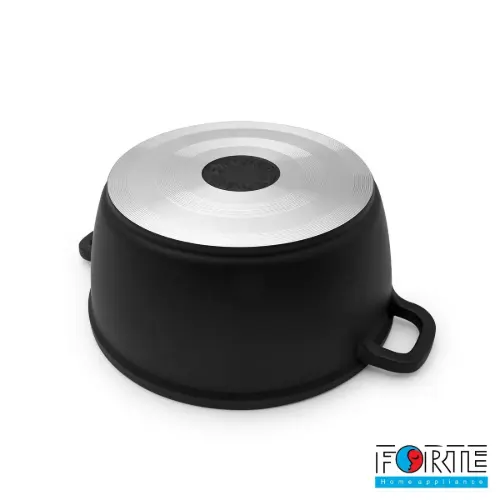 سرویس قابلمه گرانیتی 14 پارچه فورته Forte مدل پریما بادمجانی