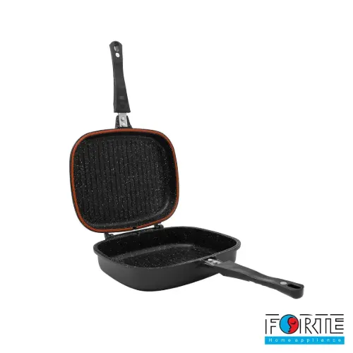 سرویس قابلمه گرانیتی 14 پارچه فورته Forte مدل پریما مشکی