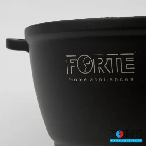 سرویس قابلمه گرانیتی 14 پارچه فورته Forte مدل پریما مشکی