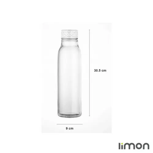بطری آب گرد لیمون
