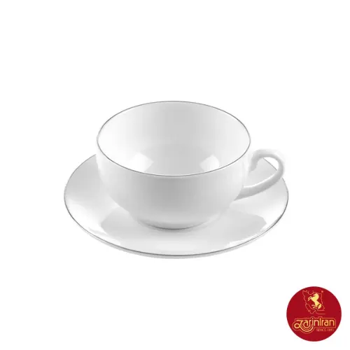 سرویس سرو کاپوچینو و لاته چینی زرین طرح سمن  12 پارچه