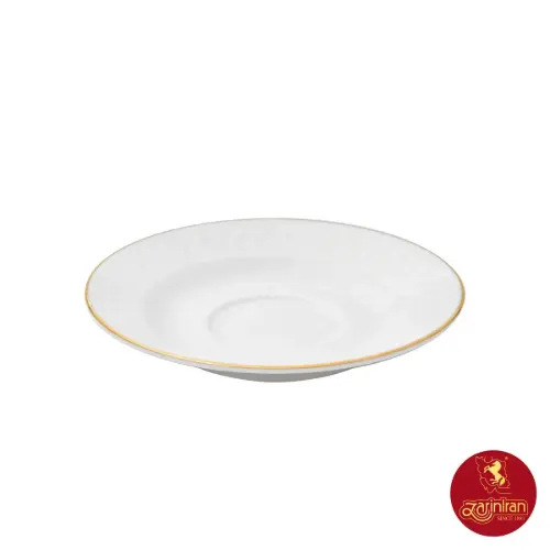 سرویس چای خوری چینی زرین رادیانس طرح زرین لب طلایی 12 پارچه