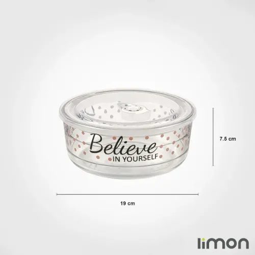 ست ظرف شیشه ای وکیومی تاریخ دار چاپدار لیمون
