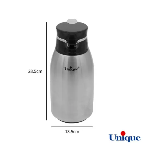 فلاسک یونیک 1.3 لیتر استیل شیشه صورتی UN-1853