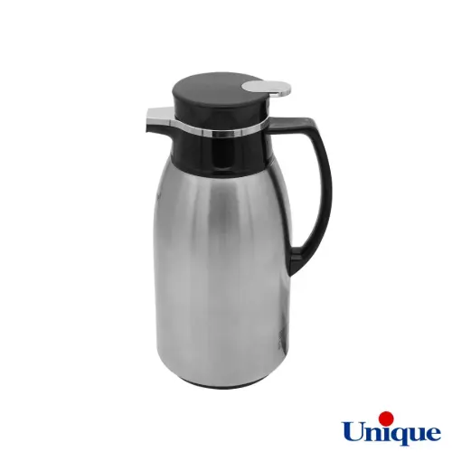 فلاسک یونیک 1 لیتر استیل شیشه صورتی UN-1851