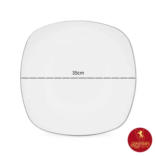 دیس چینی زرین کواترو سایز 36 طرح سمن