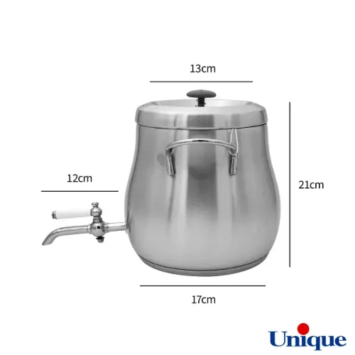 کتری و قوری 4.5 لیتر استیل یونیک UN-7209